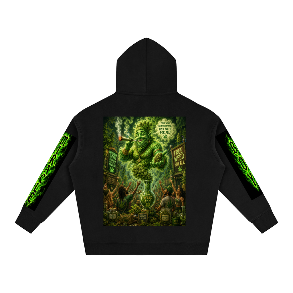 Greenie genie hoodie