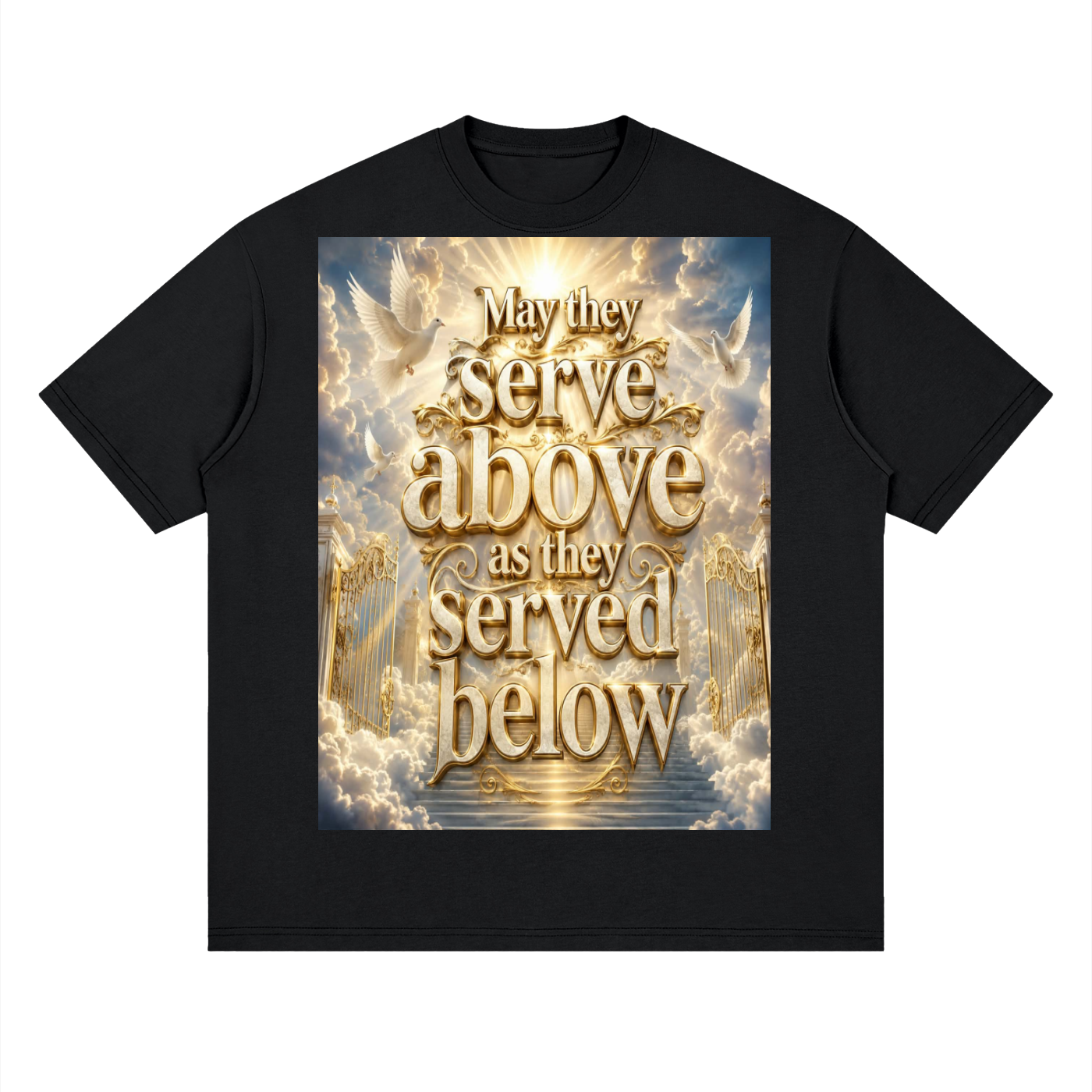 Serve above T-Shirt