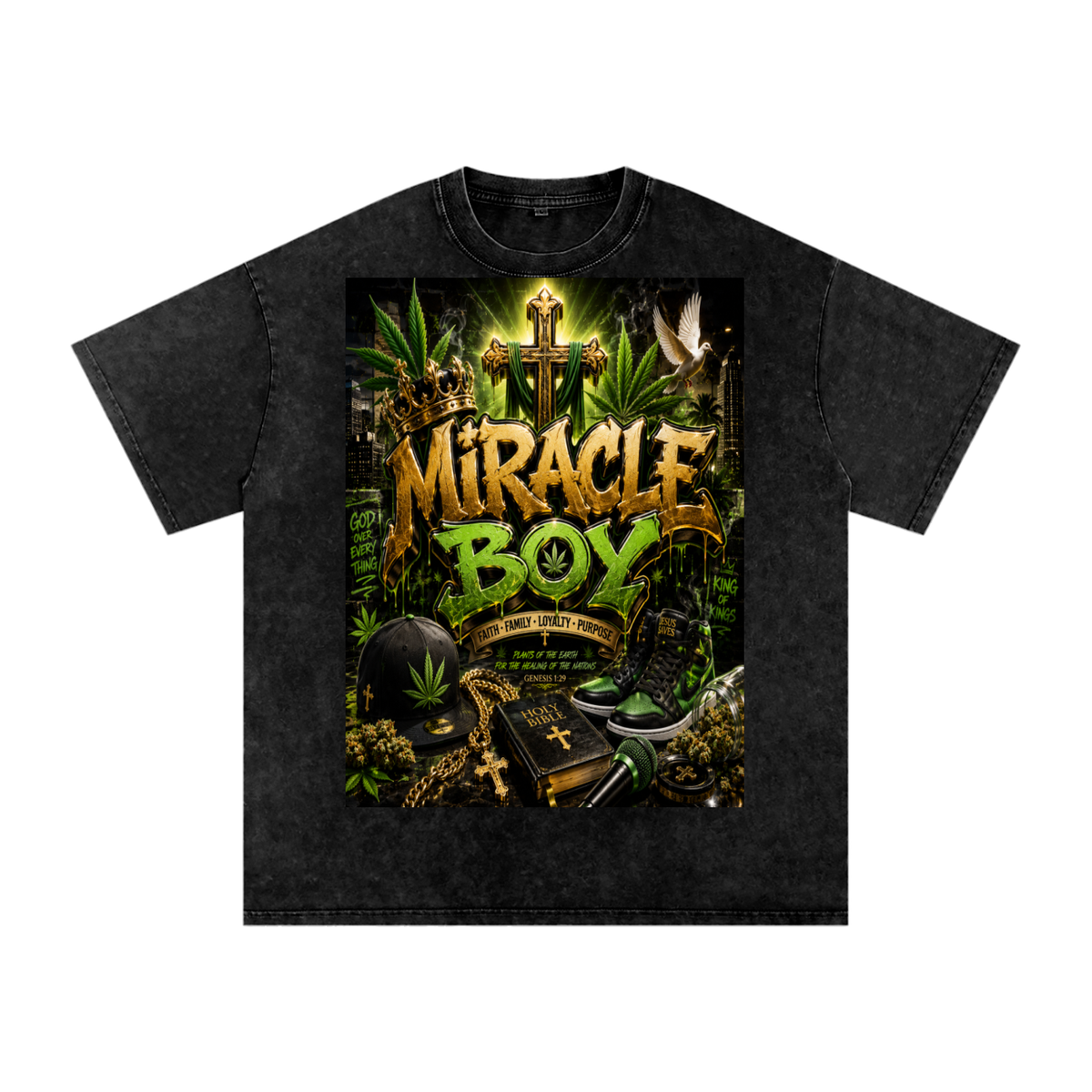 Mb snowwash T-Shirt